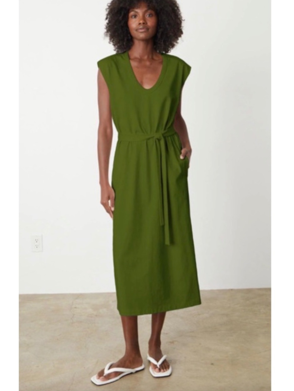VELVET BY GRAHAM & SPENCER | Maci Light Structured Cotton Dress